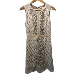 Anthropologie Chelsea & Violet, Lace Covered Sheath Dress XS
